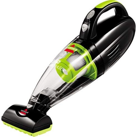 Bissell 1987N Aspirapolvere a Mano Portatile, Senza Sacco, 14.4V, 0 W, 0.6 Litri, 68 Decibel, 18/8 Acciaio inossidabile, Nero/Ve