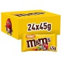 M&M's Confetti Al Cioccolato Contenenti Arachidi, 24 Pezzi X 45 G
