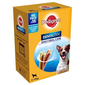 Pedigree Dentastix al Giorno Mini 5-10 kg Confezione Scorta, 56 Bastoncini - 8 x 110 gr
