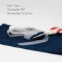 KORBOND Nastro Adesivo per Orlo, 10 m x 2 cm, Non Serve Cucire, Ideale per orli, Pantaloni, Jeans, Abiti da Lavoro, Badge, Gremb