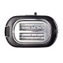 Ariete 159 Toastime Tostapane 2 Fette con Pinze con Funzione Scongelamento E Riscaldamento, 700 W, Acciaio Inossidabile, Nero