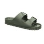 Birkenstock Arizona Eva, Ciabatte Uomo, Argento (Metallic Anthracite Metallic Anthracite), 44 EU
