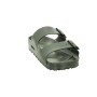 Birkenstock Arizona Eva, Ciabatte Uomo, Argento (Metallic Anthracite Metallic Anthracite), 44 EU