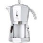 Bialetti Mokona Silver, Macchina Caffè Espresso, Sistema Aperto (per Macinato, Capsule Bialetti e Cialde)