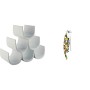 Alessi Noè GIA13 Portabottiglie di Design in Resina Termoplastica, Bianco & AAM32 1 Proust Parrot Cavatappi per Vino di Design,