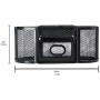 AmazonBasics - Organizer da scrivania in rete, nero