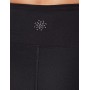 Marchio Amazon - AURIQUE Leggings Sportivi Colour Block Donna, Nero (Black/Port Royale/Blush), 42, Label:S
