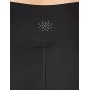 Marchio Amazon - AURIQUE Leggings Sportivi Colour Block Donna, Nero (Black/Port Royale/Blush), 42, Label:S