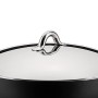 Alessi SG122/28 Mami 3.0 Padella Alta a Manico Lungo in Alluminio con Rivestimento Antiaderente, ø 28 cm