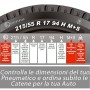 Bottari 18820, Rapid T2, Catene da neve per auto 9 mm, Misura 100, Omologate TUV e GS Onorm