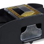 Relaxdays 10020520 - Mescola carte automatico, con 2 livelli, ideale per carte con dimensioni 9x6,5 cm, Nero