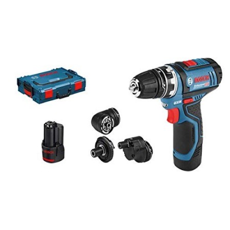 Bosch Professional 06019F6000 Trapano Avvitatore al Litio Edizione Amazon, 0 - 400/0 - 1300 giri/min, Blu, 3/8 Pollice, in Valig