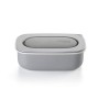 Guzzini 5460133 Salad Box Pranzo con Set Posate/Pinza e Vano Porta Condimenti, 100% Riciclabile, Made in Italy, 0.9 Litri, Plast