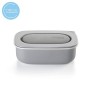 Guzzini 5460133 Salad Box Pranzo con Set Posate/Pinza e Vano Porta Condimenti, 100% Riciclabile, Made in Italy, 0.9 Litri, Plast