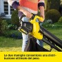 Kärcher - Soffiatore e aspiratore foglie BLV 18-200 Battery - Velocità aria soffiatore 200Km/h - Velocità aria aspiratore 130