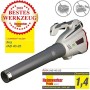IKRA 74003000 soffiatore a Batteria IAB 40-25, velocità di soffiaggio 320 km/h, agli ioni di Litio Durata Max. 60 Minuti, ergon