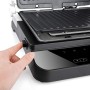 BLACK+DECKER BXGR2000E Grill Elettrico, 2000 W, Acciaio Inossidabile, Nero