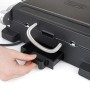 BLACK+DECKER BXGR2000E Grill Elettrico, 2000 W, Acciaio Inossidabile, Nero