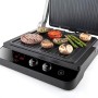 BLACK+DECKER BXGR2000E Grill Elettrico, 2000 W, Acciaio Inossidabile, Nero