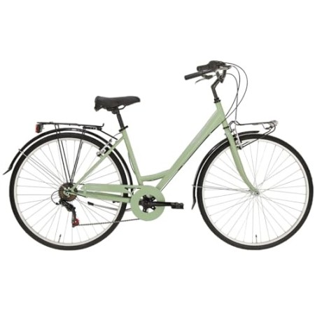 Alpina Bike Moving, Bicicletta Trekking 6v Donna, Verde Menta, 28"
