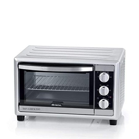 Ariete 985 Bon Cuisine 300 - Forno elettrico ventilato, Dimensioni interne: 50 x 36,5 x 33 cm, 1500W, 6 posizioni cottura, Timer