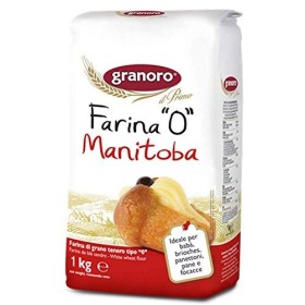 Granoro Farina Manitoba Tipo 0 Per Pane e Pizze 3 Pezzi Da 1000 Grammi