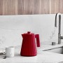 Alessi Plissè MDL06/1RUK - Bollitore Elettrico di Design in Resina Termoplastica, Presa Inglese, 100 cl, Rosso