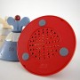 Alessi Kitchen Timer A09 Timer da Cucina di Design con Movimento Meccanico in Resina Termoplastica, Azzurro