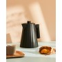 Alessi Plissè MDL06/1 B - Bollitore Elettrico di Design in Resina Termoplastica, 100 cl, Nero