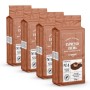 Marchio Amazon - Happy Belly Caffè tostato macinato "Espresso Crema" (4 x 250g)