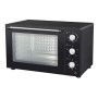 Forno elettrico ventilato 47 lT con girarrosto con doppio vetro di sicurezza e pareti esterne termoisolate