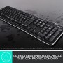 Logitech MK270 Kit Tastiera e Mouse Wireless per Windows, Wireless 2.4 GHz, Mouse ‎Wireless Compatto, 8 Tasti Multimediali e S
