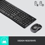 Logitech MK270 Kit Tastiera e Mouse Wireless per Windows, Wireless 2.4 GHz, Mouse ‎Wireless Compatto, 8 Tasti Multimediali e S