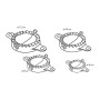 Tescoma Delicia 630880 Set 4 per Ravioli e Panzerotti