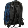 INVICTA S.P.A. Trolley New Tech Camo Squared, Blu, 3 in 1 Zaino Sganciabile, Viaggio & Scuola