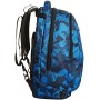 INVICTA S.P.A. Trolley New Tech Camo Squared, Blu, 3 in 1 Zaino Sganciabile, Viaggio & Scuola