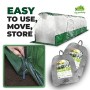 Bio Green Serra da Giardino per Orto a Tunnel Telo Trasparente Verde 300x71xh79 cm