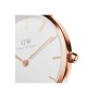 Daniel Wellington Petite Melrose Orologio Donna, 32mm, in Maglia, Oro Rosa