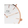 Daniel Wellington Petite Melrose Orologio Donna, 32mm, in Maglia, Oro Rosa