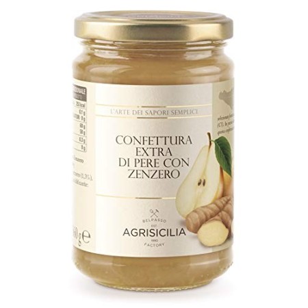 Agrisicilia AGR068 Confetture Extra di Pere con Zenzero - 360 g