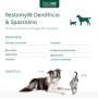 Innovet Restomyl Dentifricio, Rimuove la placca proteggendo le gengive, per cani e gatti - Confezione con spazzolina extra soft