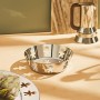 Alessi Girotondo AKK03 Cestino di Design con Bordo Traforato, Acciaio