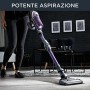Rowenta RH9638 XFORCE FLEX 8.60 Allergy, Scopa Ricaricabile, Aspirapolvere con Tubo Flessibile per raggiungere ogni punto, Aspir