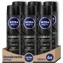 NIVEA Men Deep Deodorante Spray da Uomo, Dry & Clean Feel, 150 ml, Confezione da 6 Pezzi