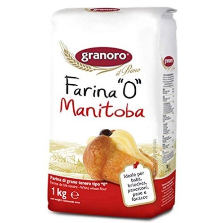 Granoro Farina Manitoba Tipo 0 Per Pane e Pizze 6 Pezzi Da 1000 Grammi