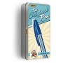 BIC Penne a Sfera, Cristal Edizione Limitata 70° Anniversario, Set Cancelleria con Astuccio in Metallo Riutilizzabile, Colori A