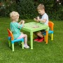 Liberty House Toys - tavolo da gioco per bambini con 2 sedie, in plastica multicolore