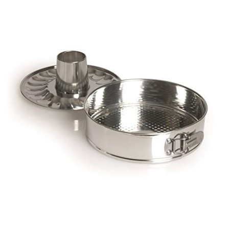 Excelsa Silver Baking Tortiera Apribile 26 cm, Acciaio, Argento