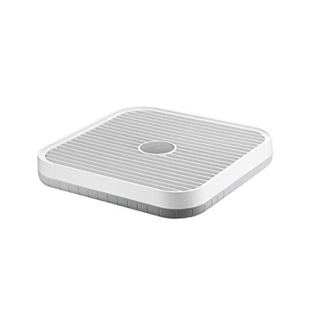 Guzzini Scolapiatti/Scolatutto Flat&Drain Kitchen Active Design, Grigio Chiaro, 36 x 36 x h5 cm