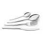 EME SERVIZIO POSATE 48 PEZZI MADE IN ITALY COMPLETO 12 PERSONE ACCIAIO INOX 18/C SHARK MODERNE
